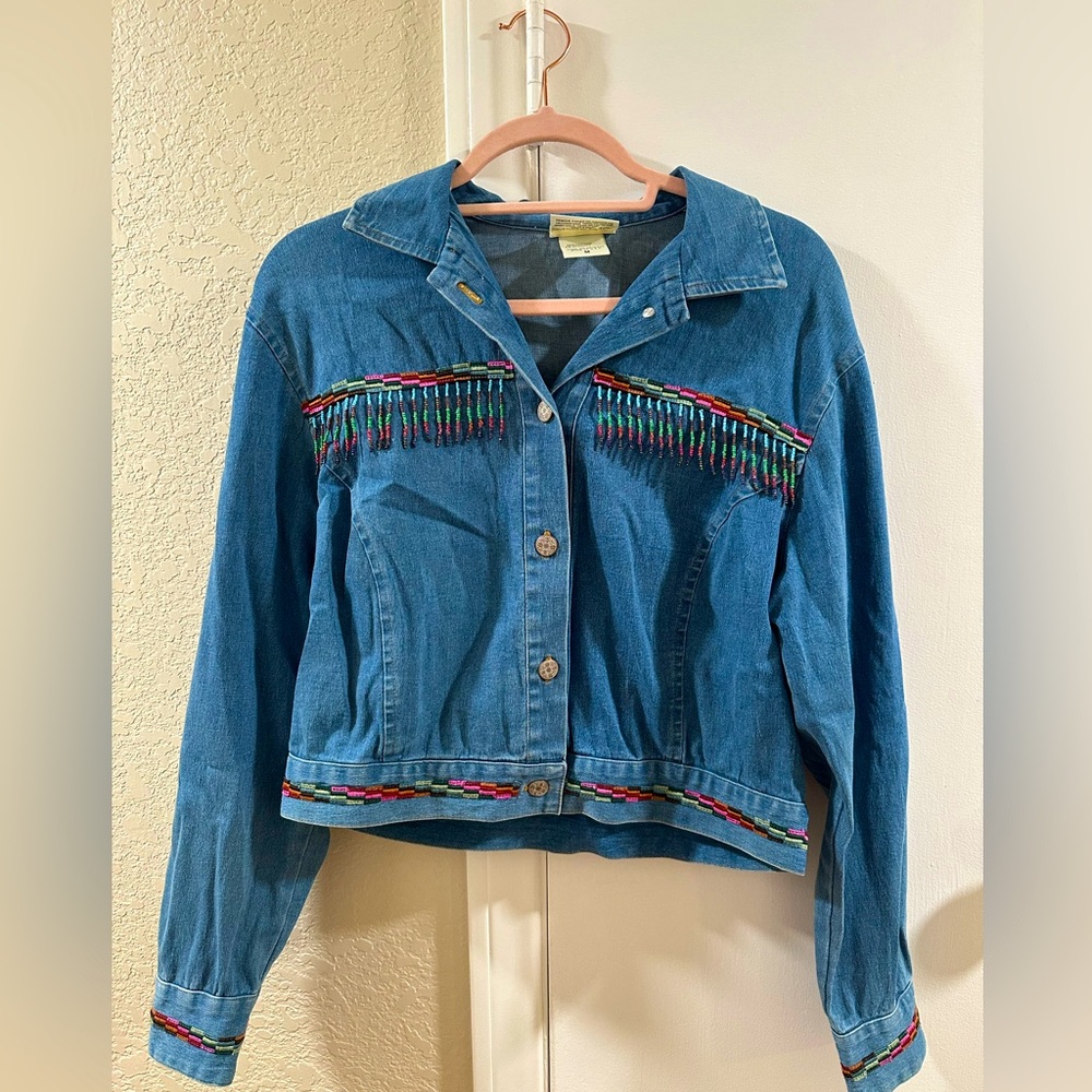 Women’s Embroidered Jean Jacket